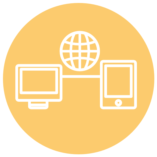 VoIP mobile and phone device icon
